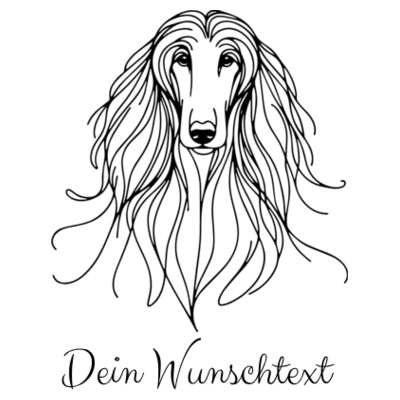 Afghan Hound - Promo Hoody Lady Design