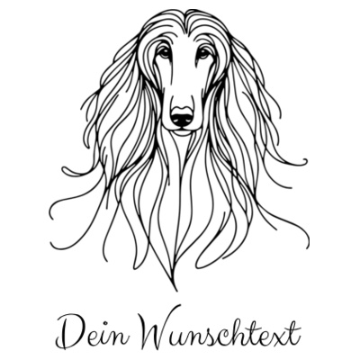 Afghan Hound - Men´s Promo Softshell Jacket Design