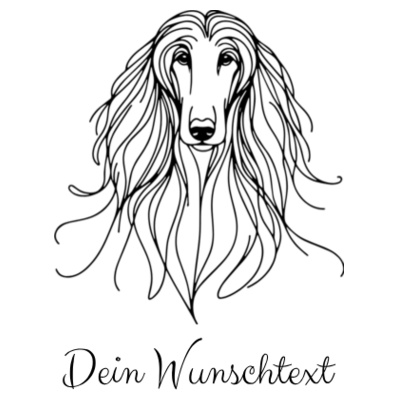 Afghan Hound - Ladies´ Promo Softshell Vest Design