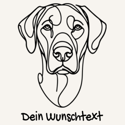 Rhodesian Ridgeback - Men´s Softshell Jacket Design