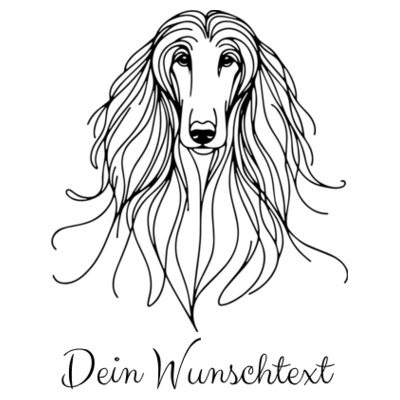 Afghan Hound - Men´s Sweat Design