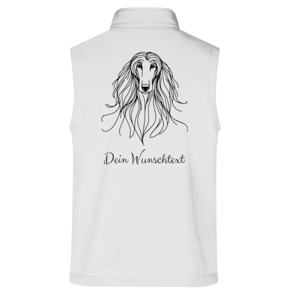 Afghan Hound - Men´s Promo Softshell Vest Miniaturansicht