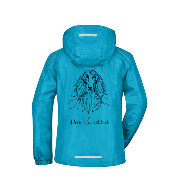 Afghan Hound - Ladies´ Rain Jacket Miniaturansicht