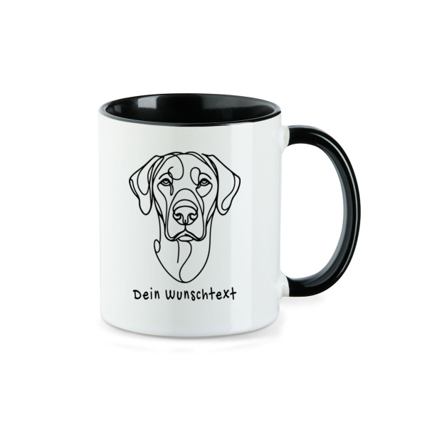 Rhodesian Ridgeback - Tasse zweifarbig Miniaturansicht