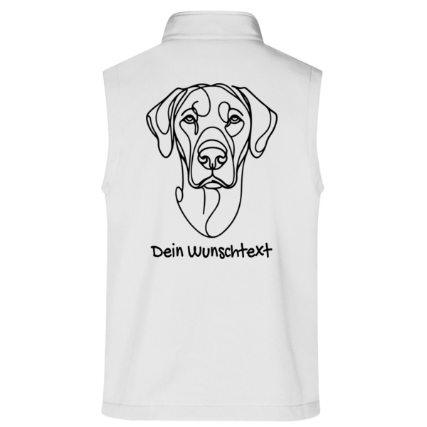 Rhodesian Ridgeback - Men´s Promo Softshell Vest Miniaturansicht