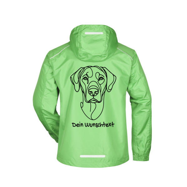 Rhodesian Ridgeback - Men´s Rain Jacket Miniaturansicht