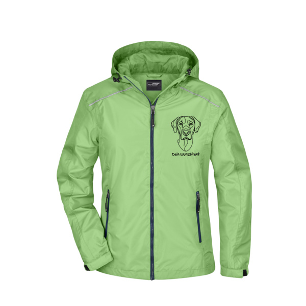 Rhodesian Ridgeback - Ladies´ Rain Jacket Miniaturansicht